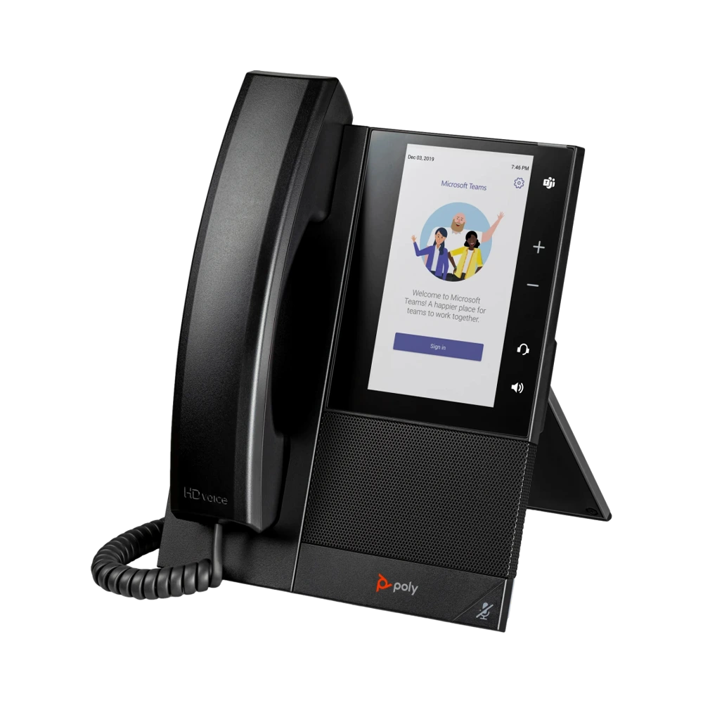 POLY CCX 500 Business Media Phone for Microsoft Teams and PoE-enabled