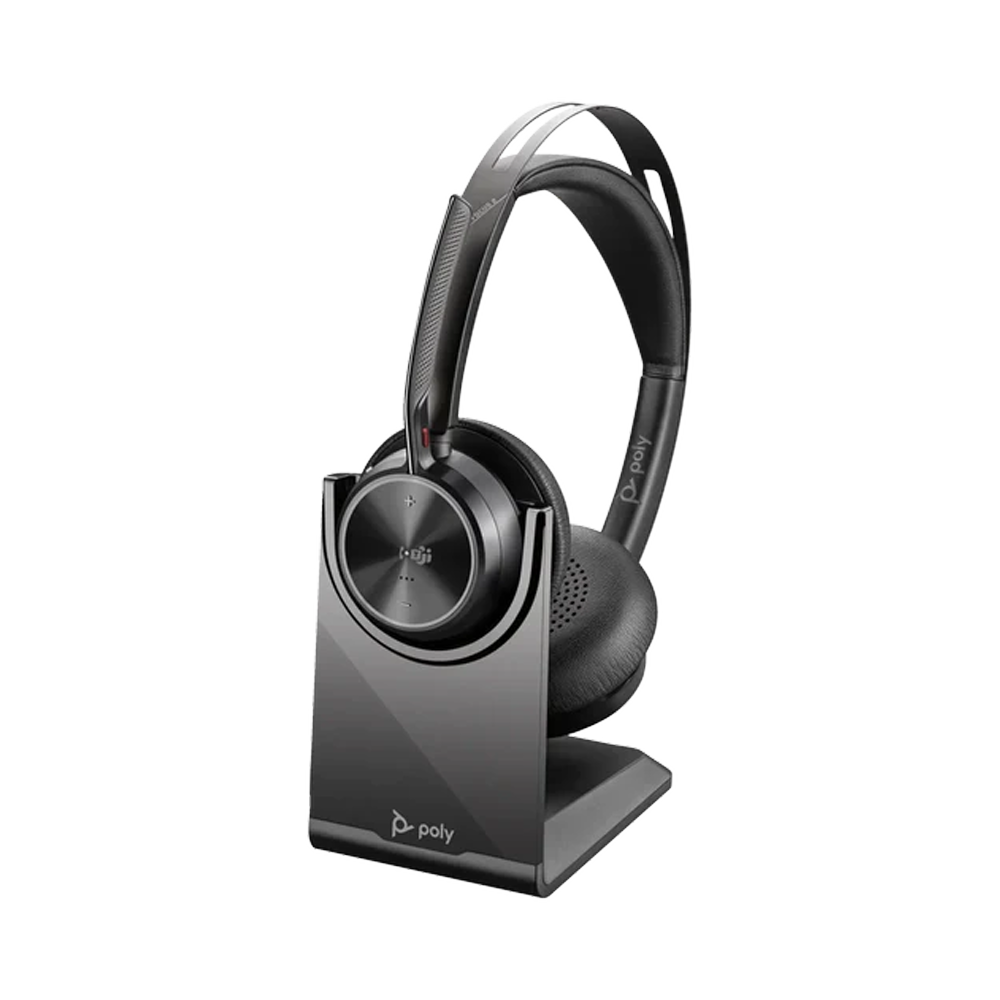 Poly Voyager Focus 2 MS With Stand Headset