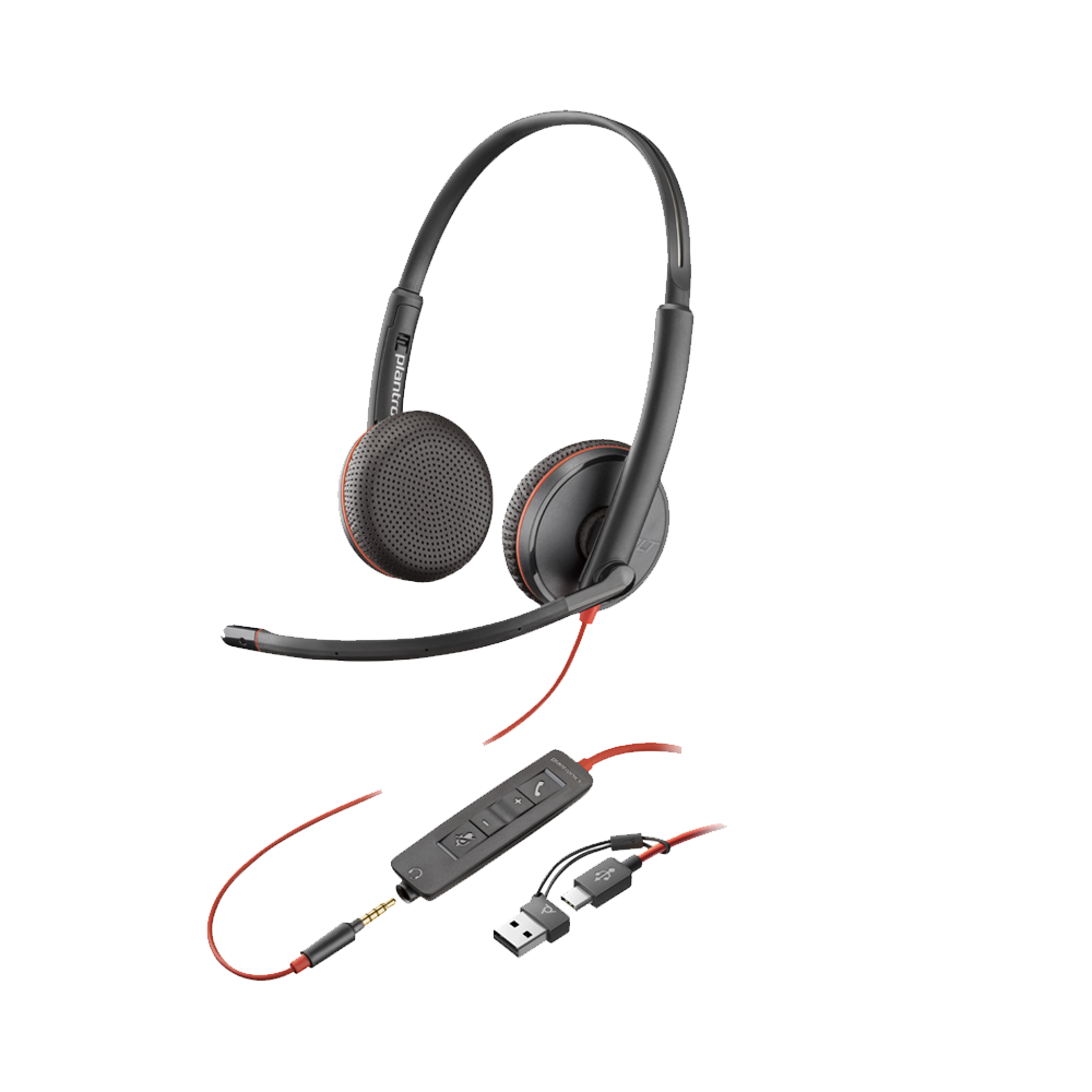 POLY Blackwire 3225 Stereo USB-C Headset