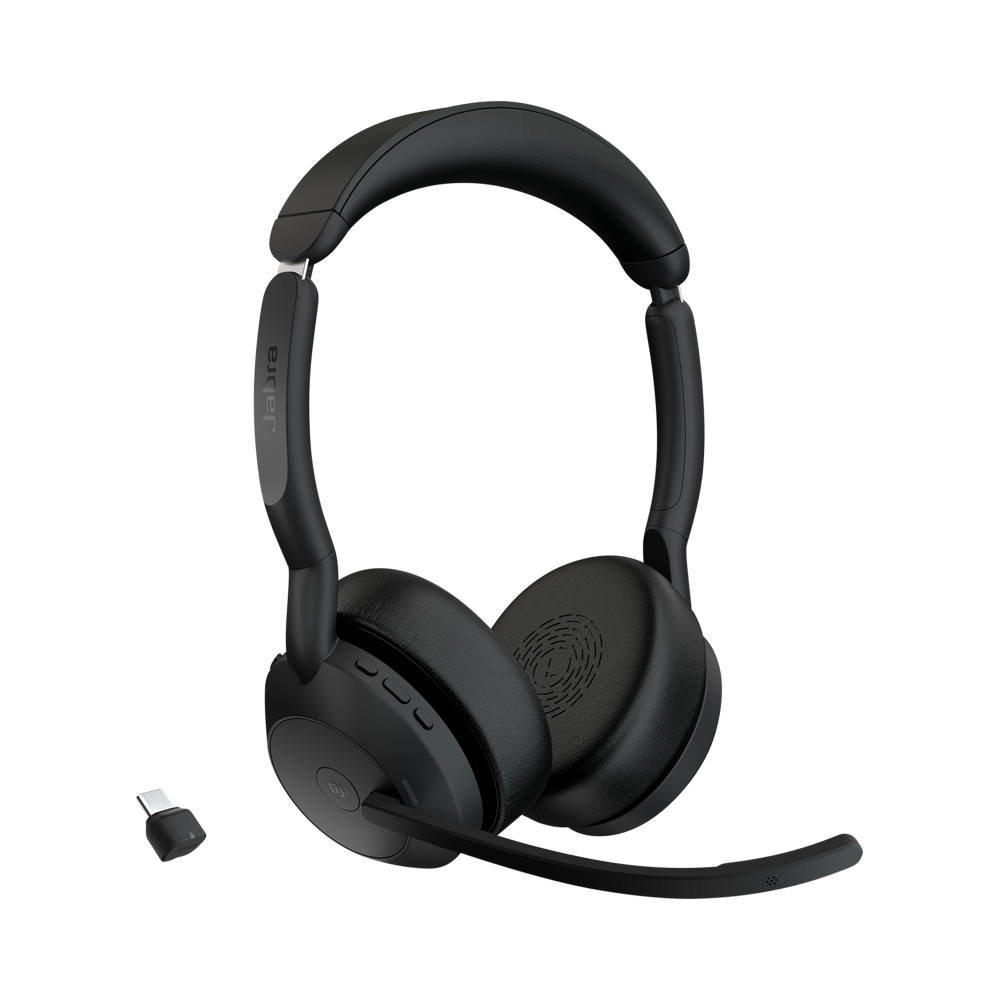 Jabra Evolve2 55 , Link380a MS Stereo Black USB-C