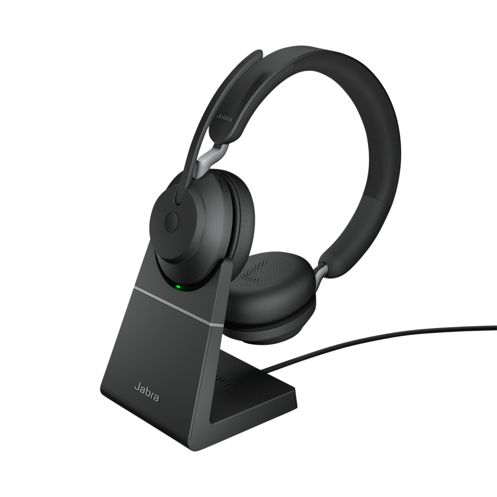 Jabra Evolve2 65 Link380a UC Stereo With Stand