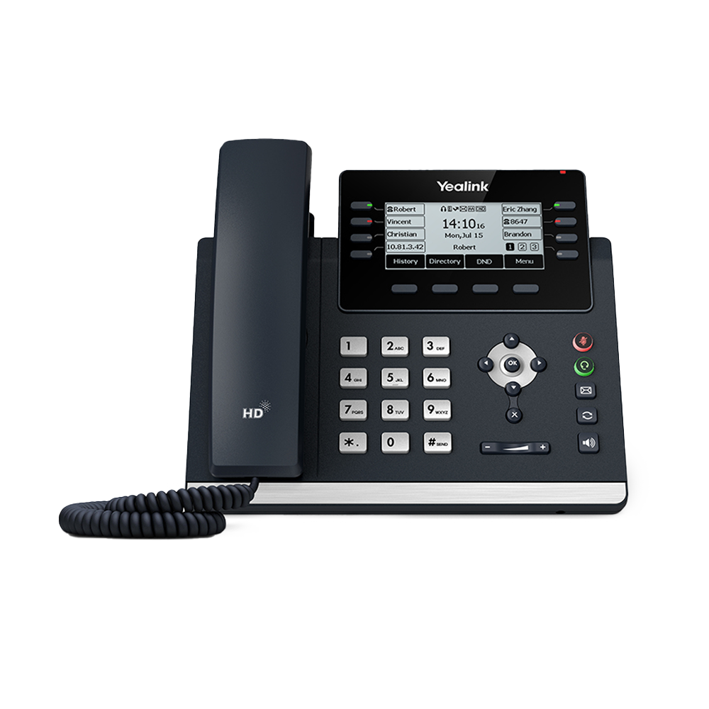 Yealink SIP-T43U IP phone Grey 12 lines LCD Wi-Fi