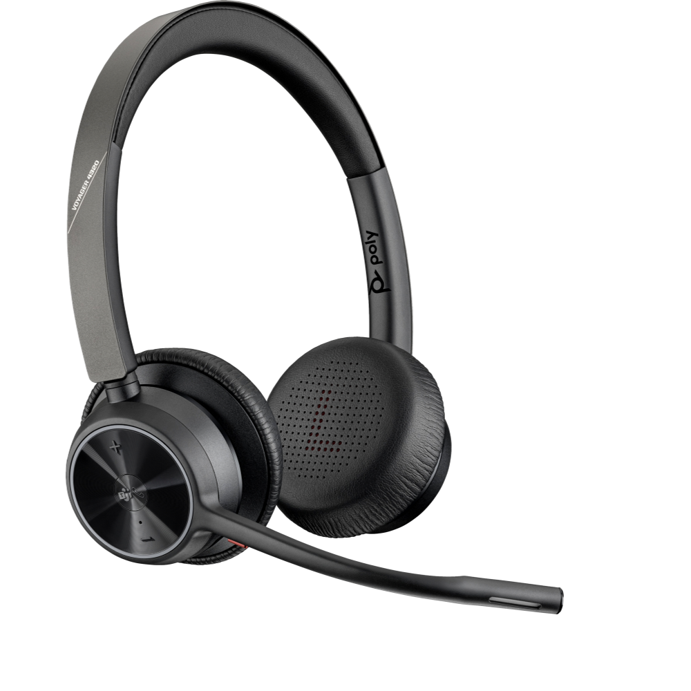 POLY Voyager 4320 Microsoft Teams Certified USB-A Headset +BT700 dongle