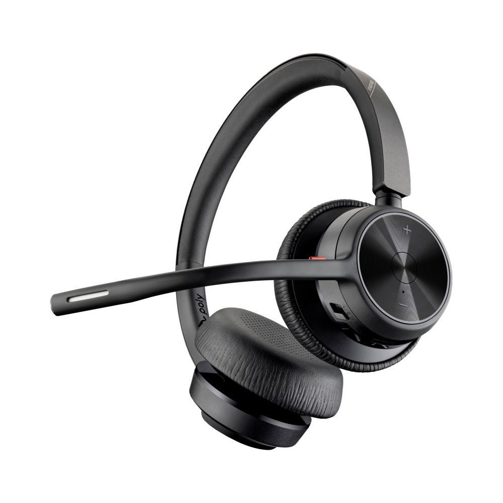 POLY Voyager 4320 USB-C Headset +BT700 dongle +Charging Stand