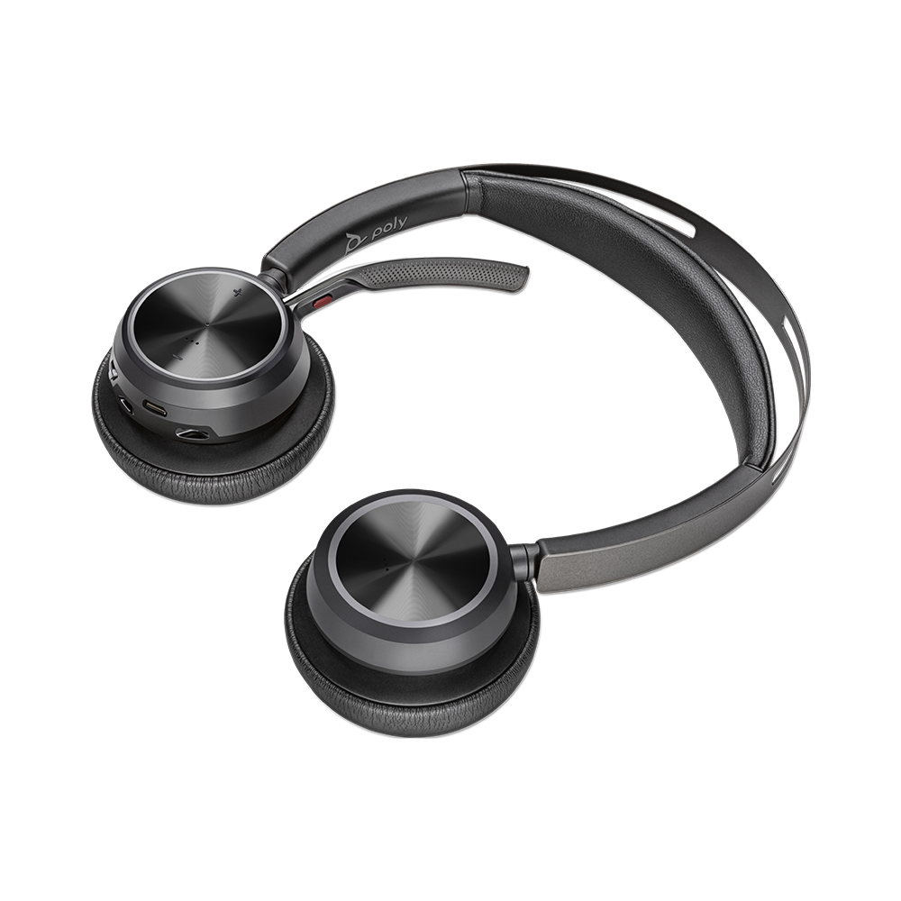 POLY Voyager Focus 2 USB-C-C Headset +USB-C/A Adapter