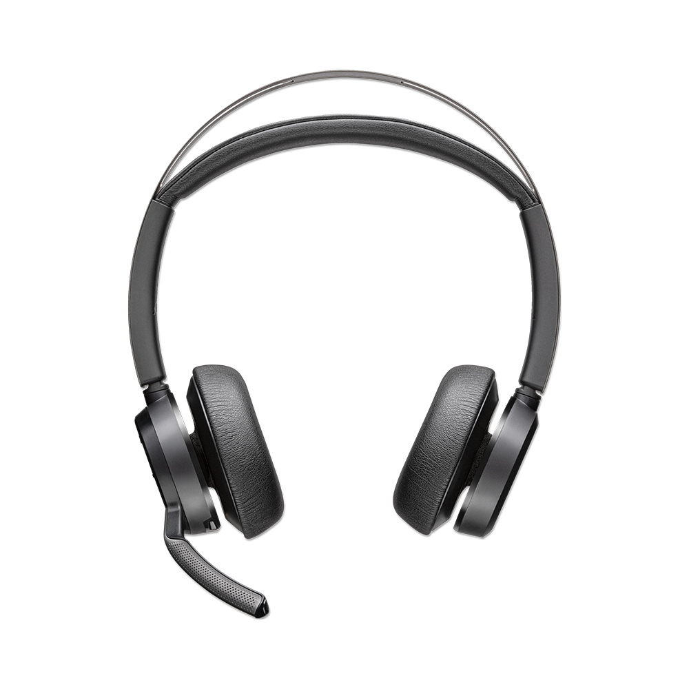 POLY Voyager Focus 2 USB-C-C Headset +USB-C/A Adapter +Charging Stand