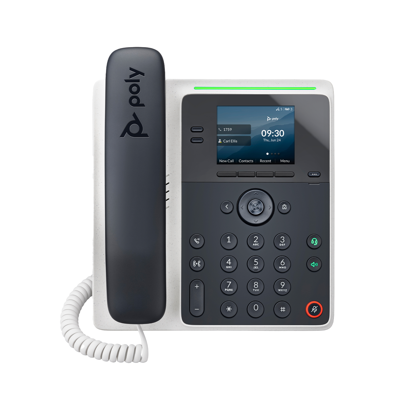 Poly Edge E100 IP Phone and PoE-enabled