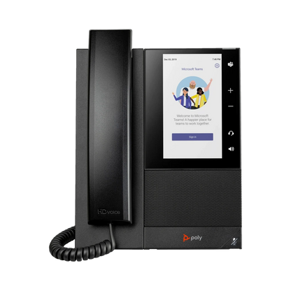 POLY CCX 500 Business Media Phone for Microsoft Teams and PoE-enabled