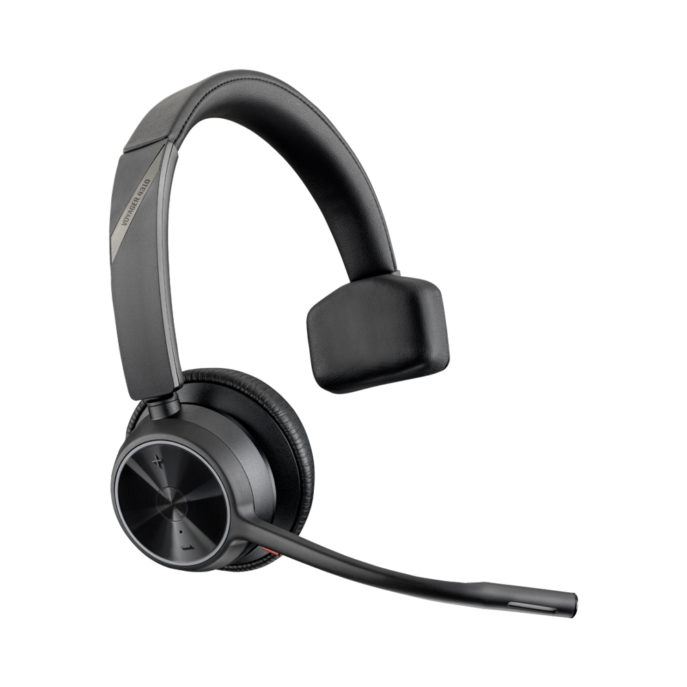 POLY Voyager 4310 UC Headset +BT700 USB-A Adapter +Charging Stand