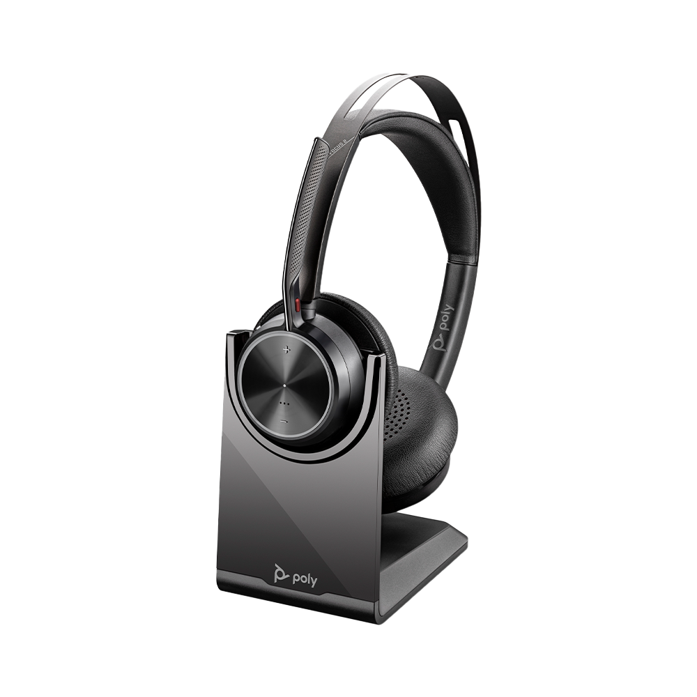 POLY Voyager Focus 2 USB-A with charge stand Headset