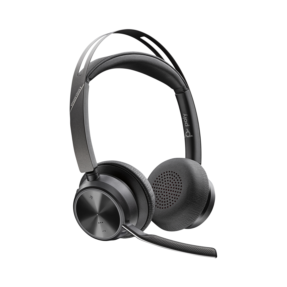 POLY Voyager Focus 2 USB-A with charge stand Headset