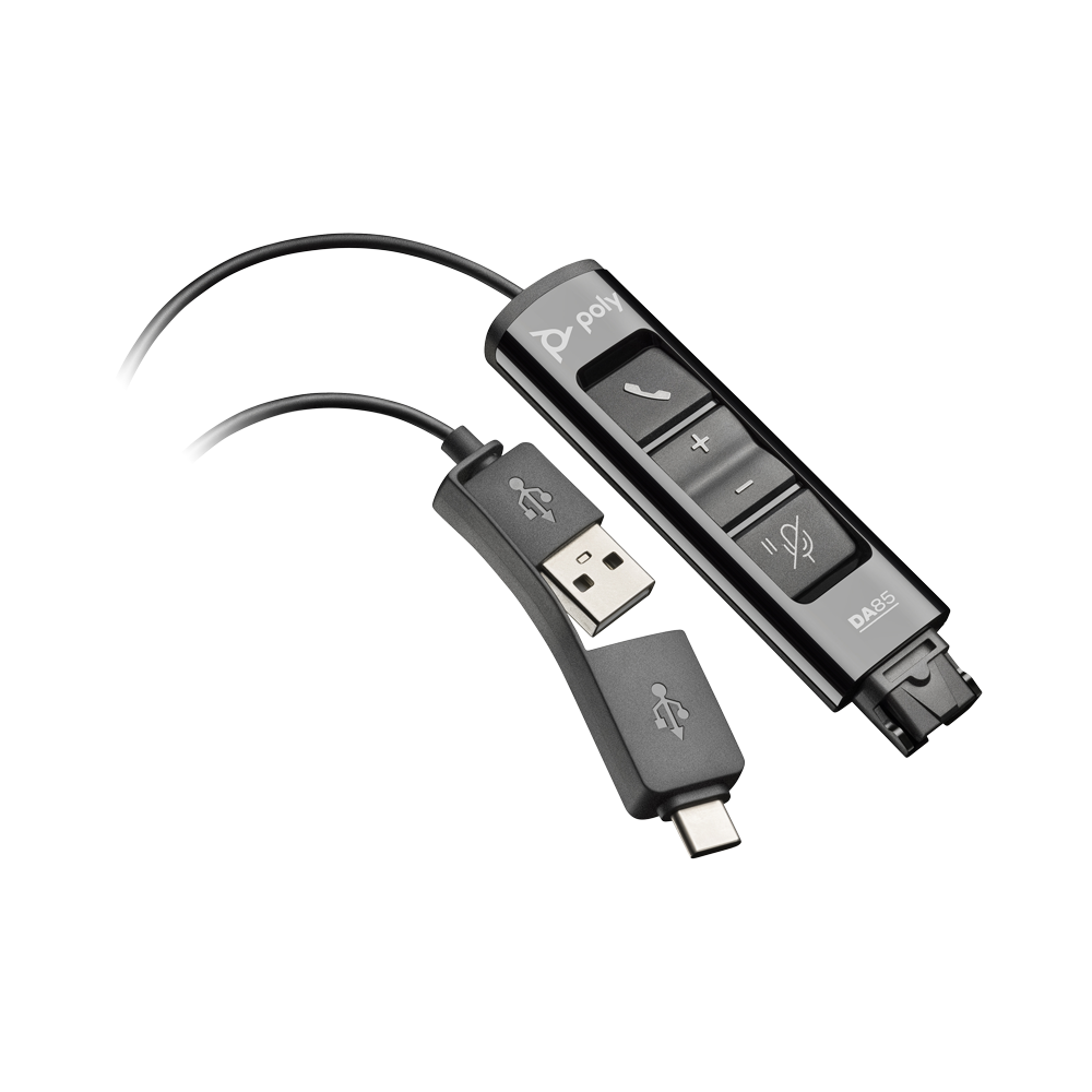 HP Poly DA85 USB to QD Adapter