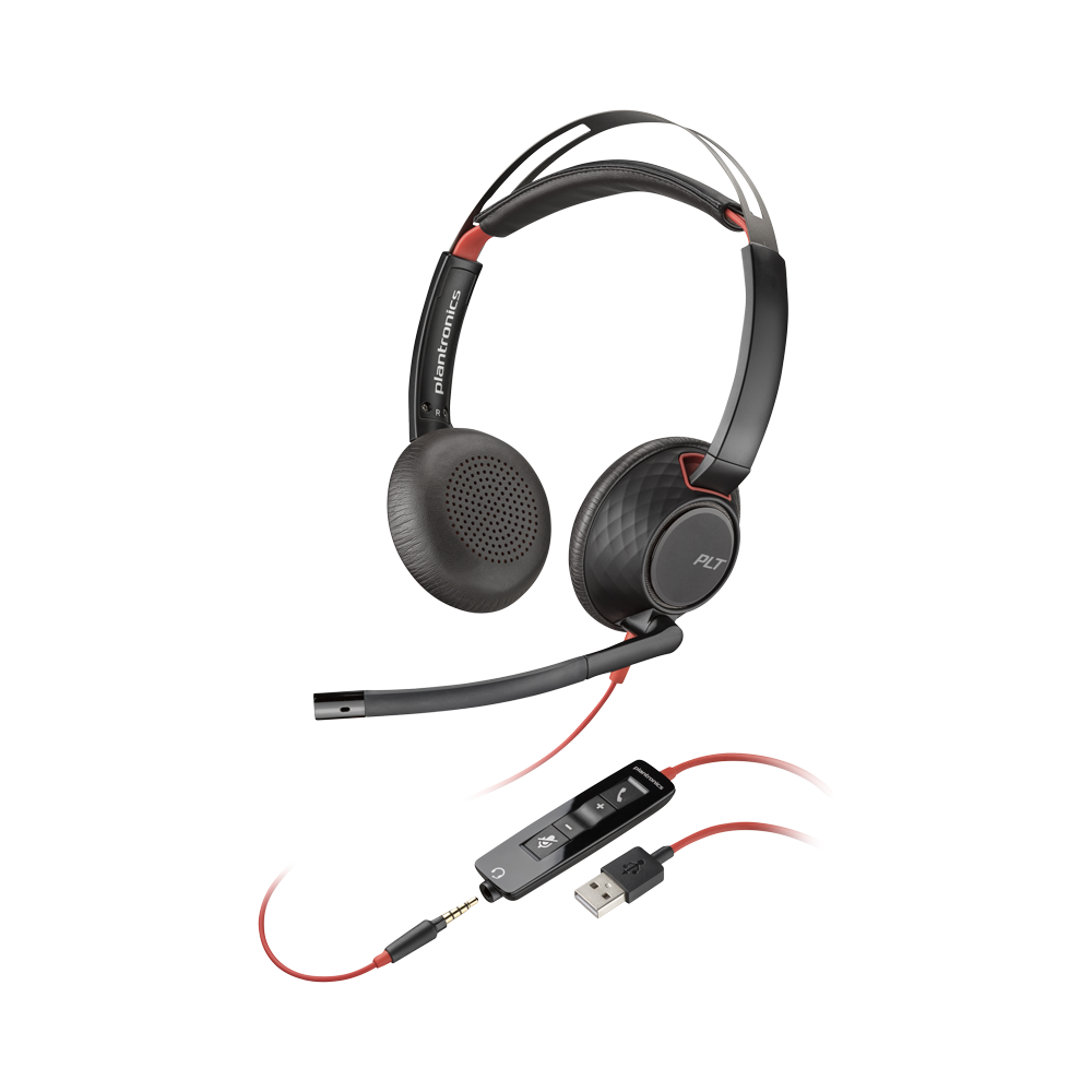 POLY Blackwire 5220 Stereo USB-A Headset