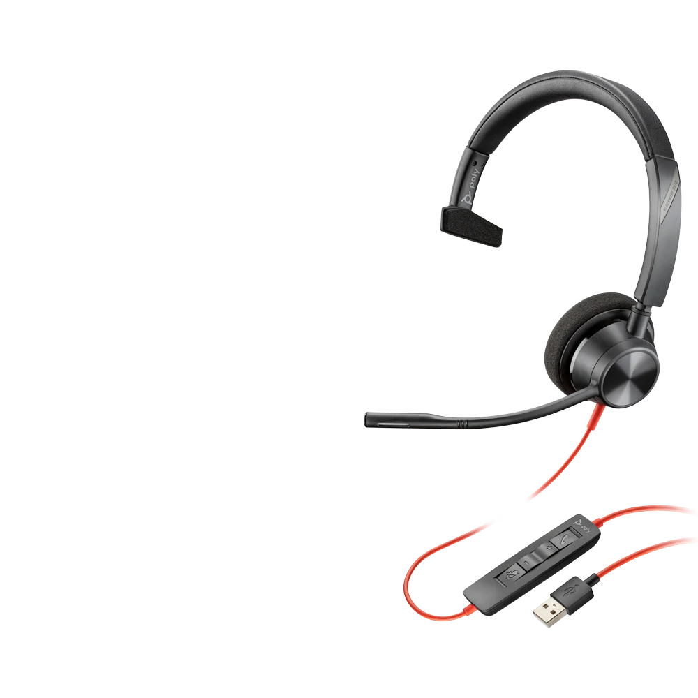 POLY Blackwire 5220 Stereo USB-A Headset