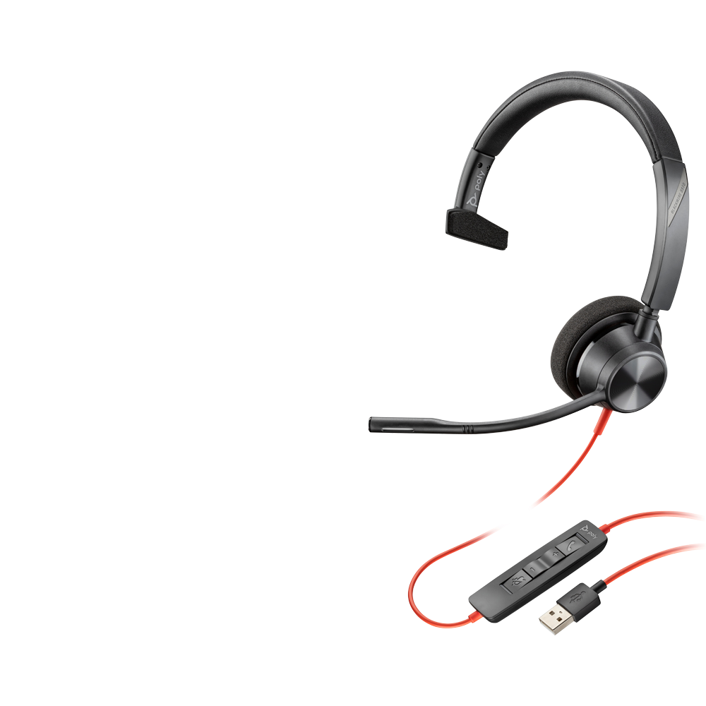 POLY Blackwire 5220 Stereo USB-A Headset