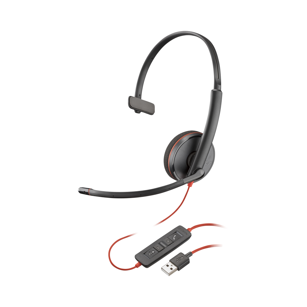 Poly Blackwire C3210 Headset USB-A