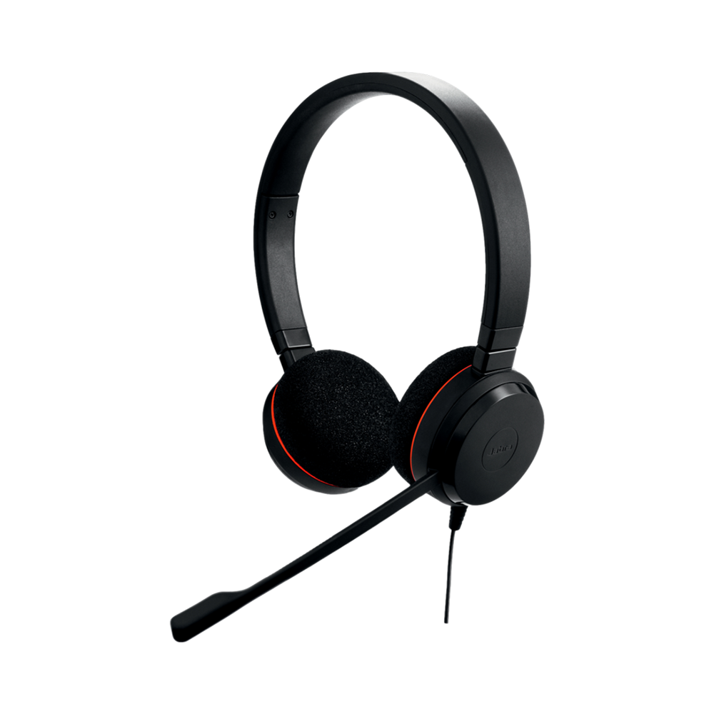 Jabra Evolve 20 Headset Wired Head-band Office/Call center USB Type-C / USB Type-A Black