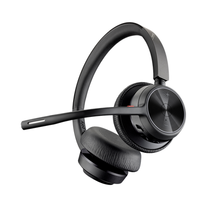 POLY Voyager 4320 UC Stereo USB-A Headset +BT700 USB-A Adapter +Charging Stand