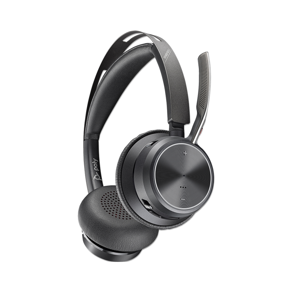 POLY Voyager Focus 2 USB-C-C Headset +USB-C/A Adapter