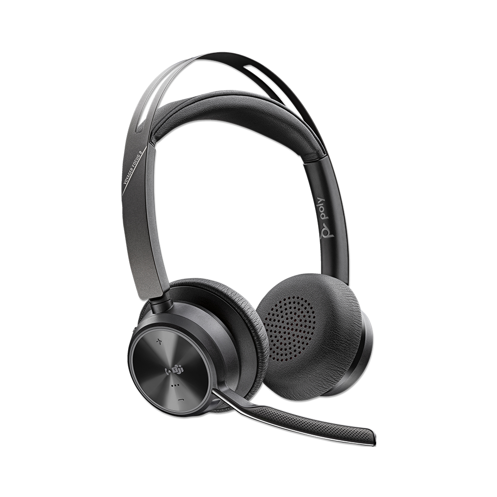 HP Poly Voyager Focus 2 MS USB-C Headset  +USB-C/A Adapter